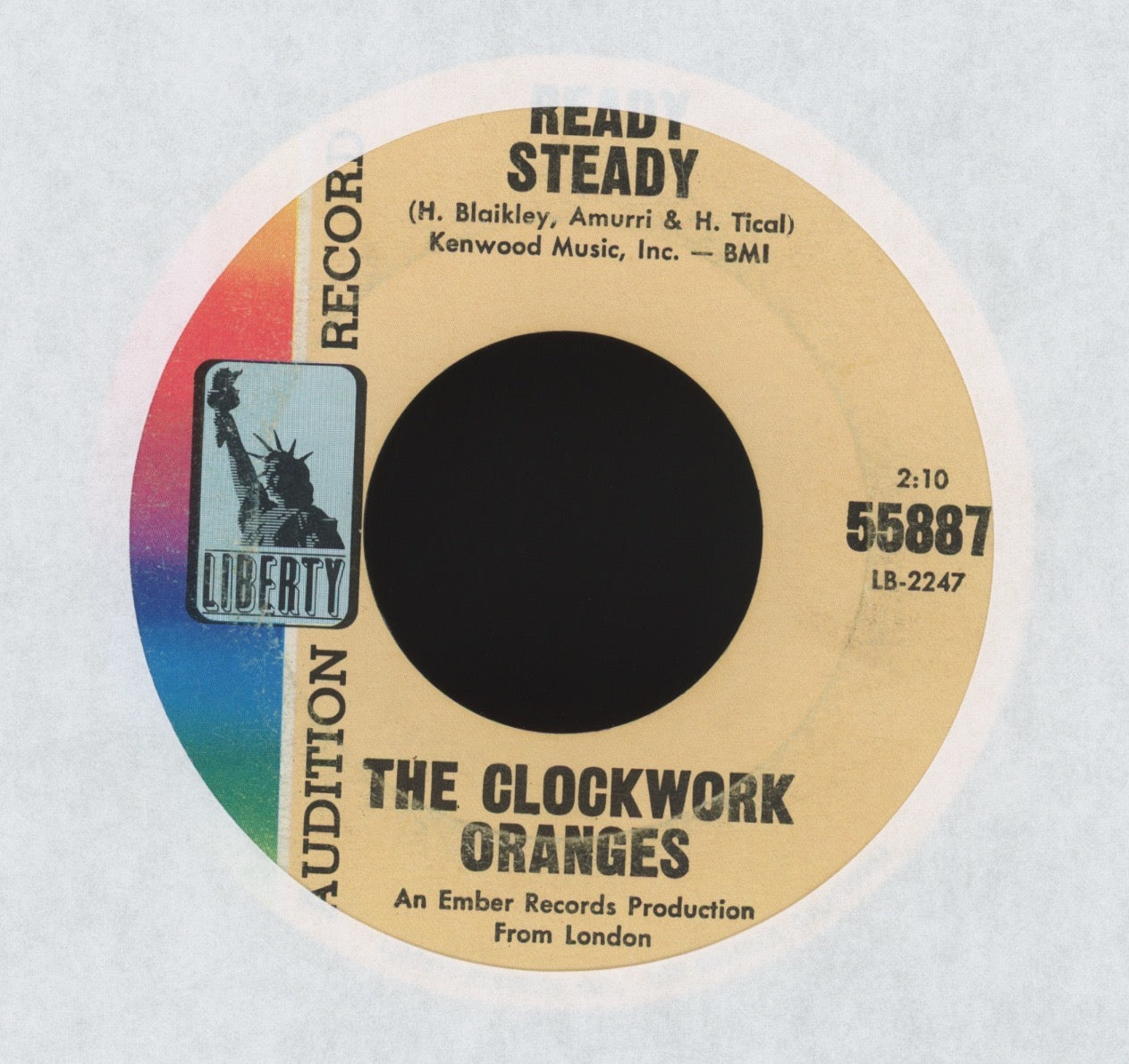 Clockwork Oranges - Ready Steady on Liberty Promo Surf Beat 45