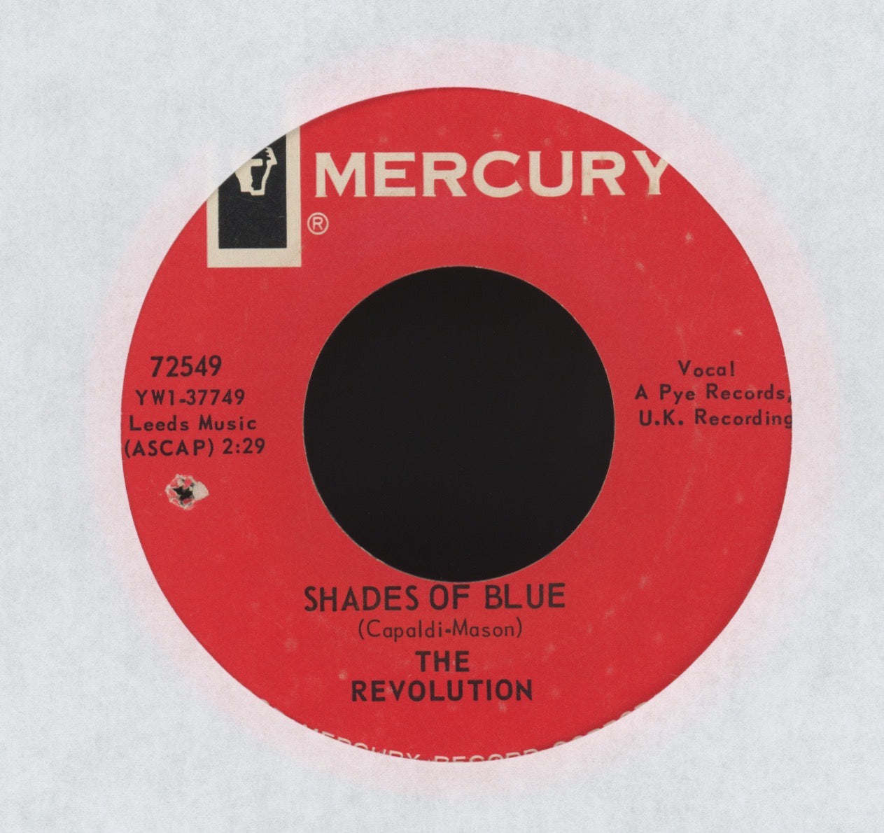 The Revolution - Hallelujah on Mercury Mod Beat 45