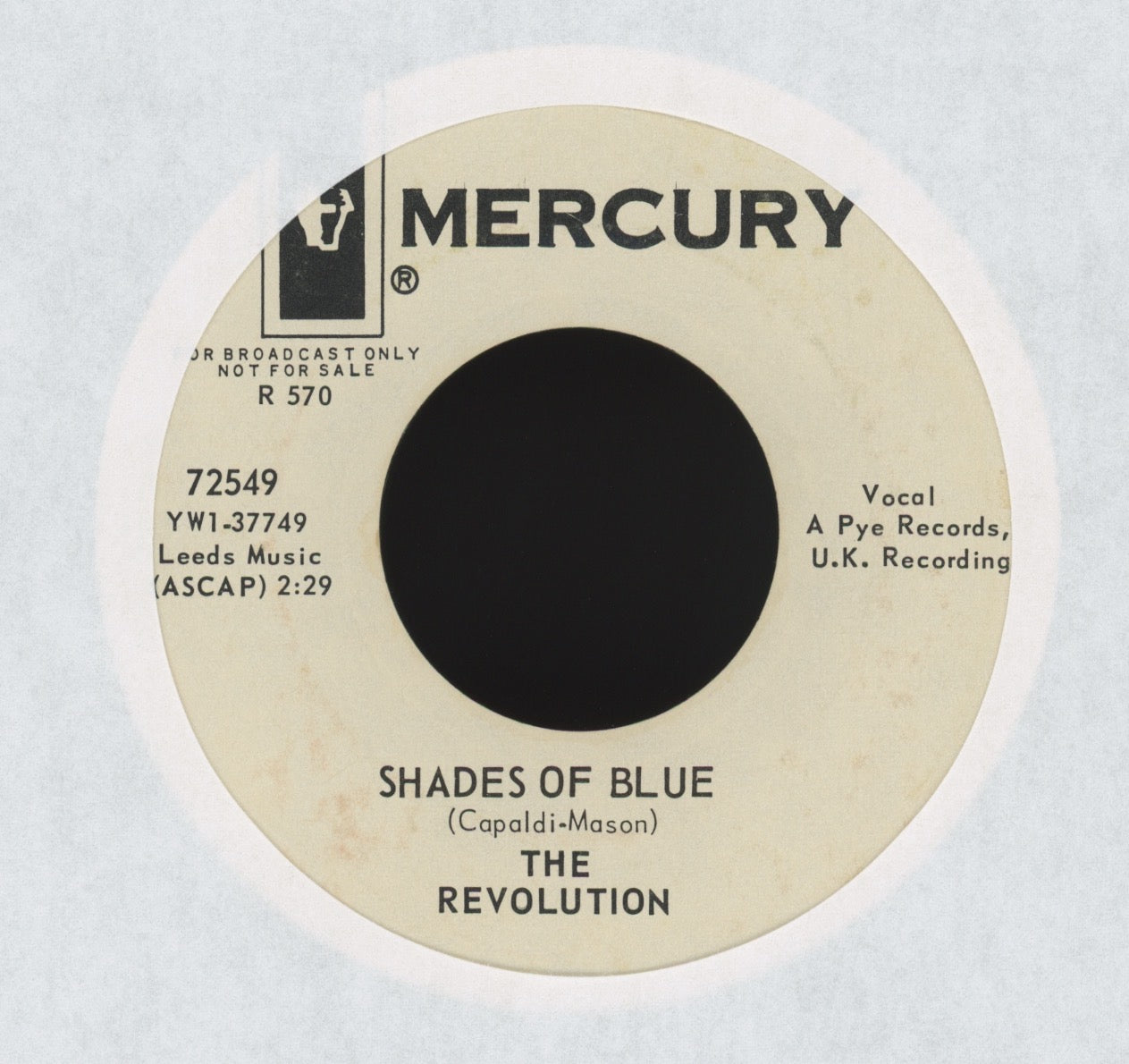 The Revolution - Hallelujah on Mercury Promo Mod Beat 45