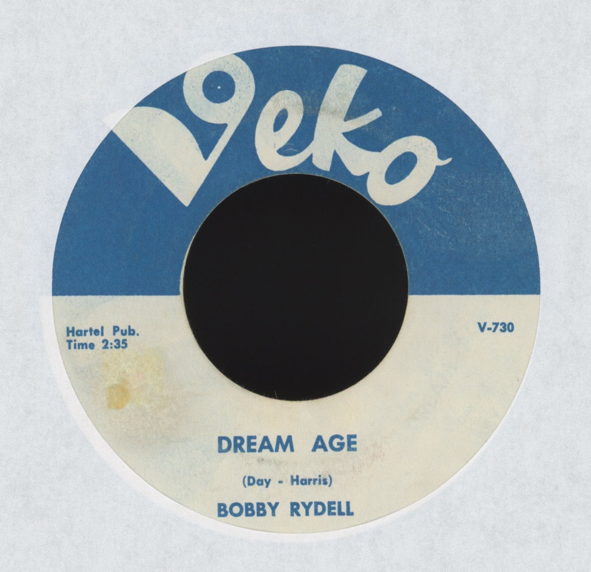 Bobby Rydell - Dream Age on Veko Teen 45