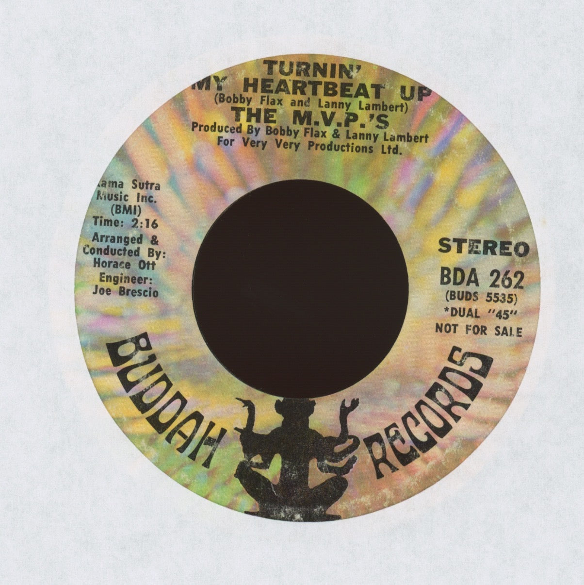 The M.V.P.'s - Turnin' My Heartbeat Up on Buddah Promo Northern Soul 45