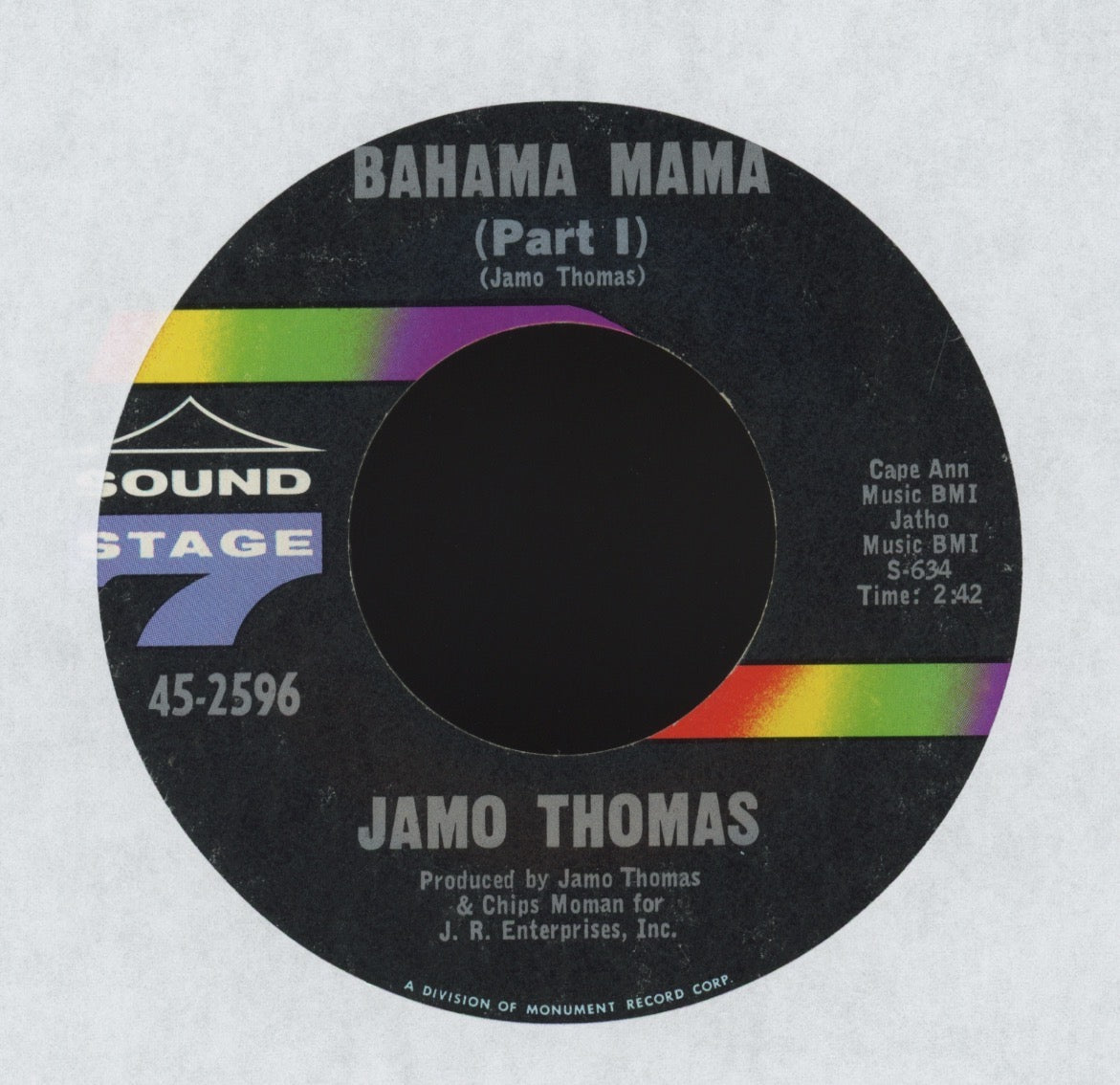 Jamo Thomas - Bahama Mama on SS7 Soul Funk 45