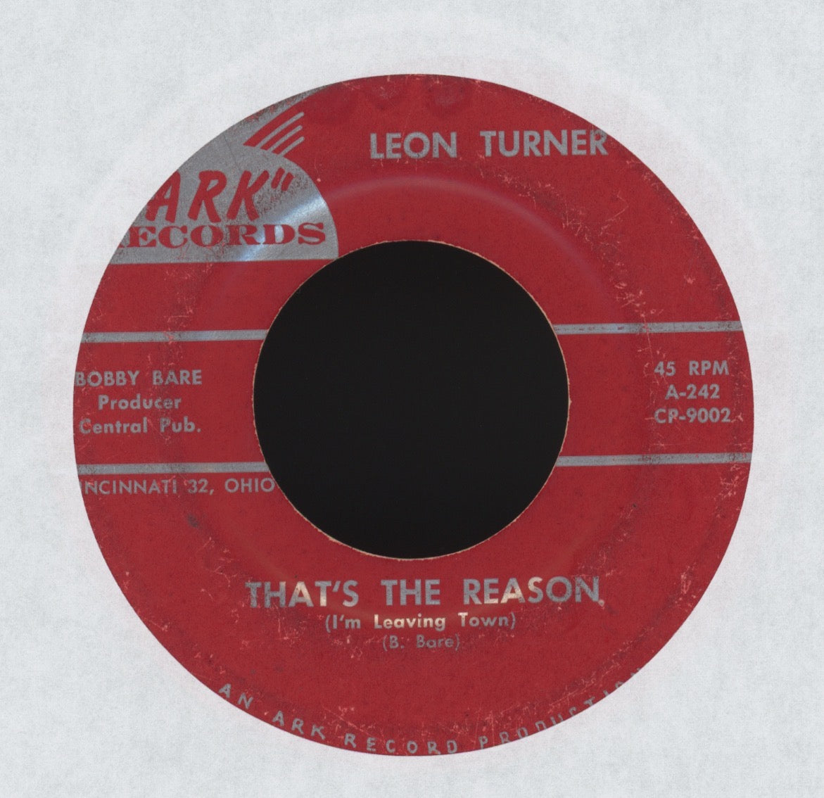 Leon Turner - That's What It Takes on Ark Teen Rockabilly 45