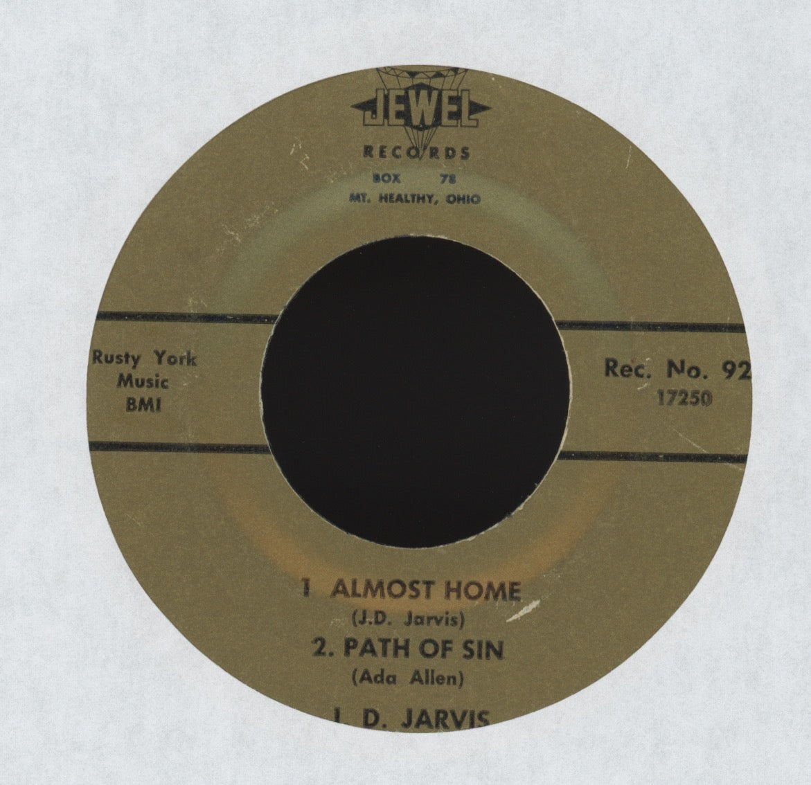 J. D. Jarvis - God's Not Dead on Jewel Gospel Bop EP 45