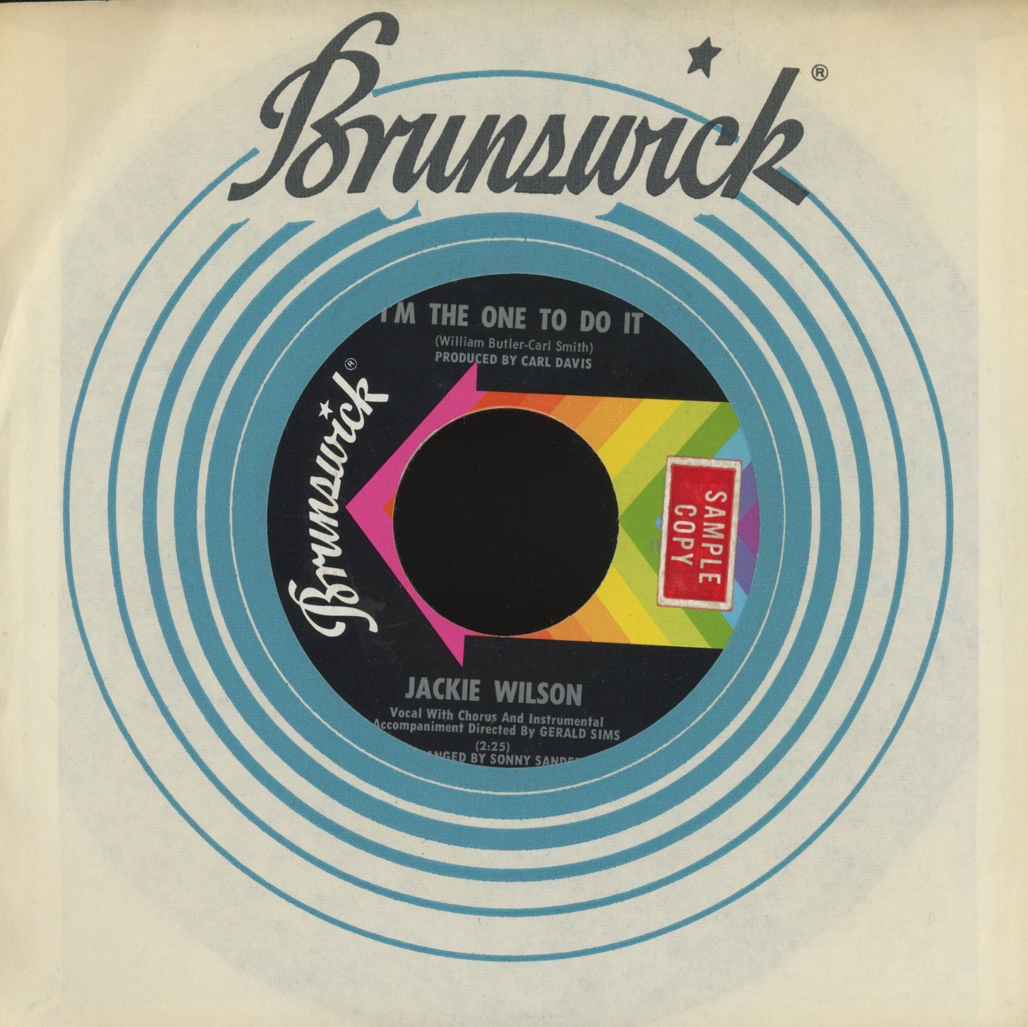 Jackie Wilson - (Your Love Keeps Lifting Me) Higher And Higher on Brunswick Northern Soul 45