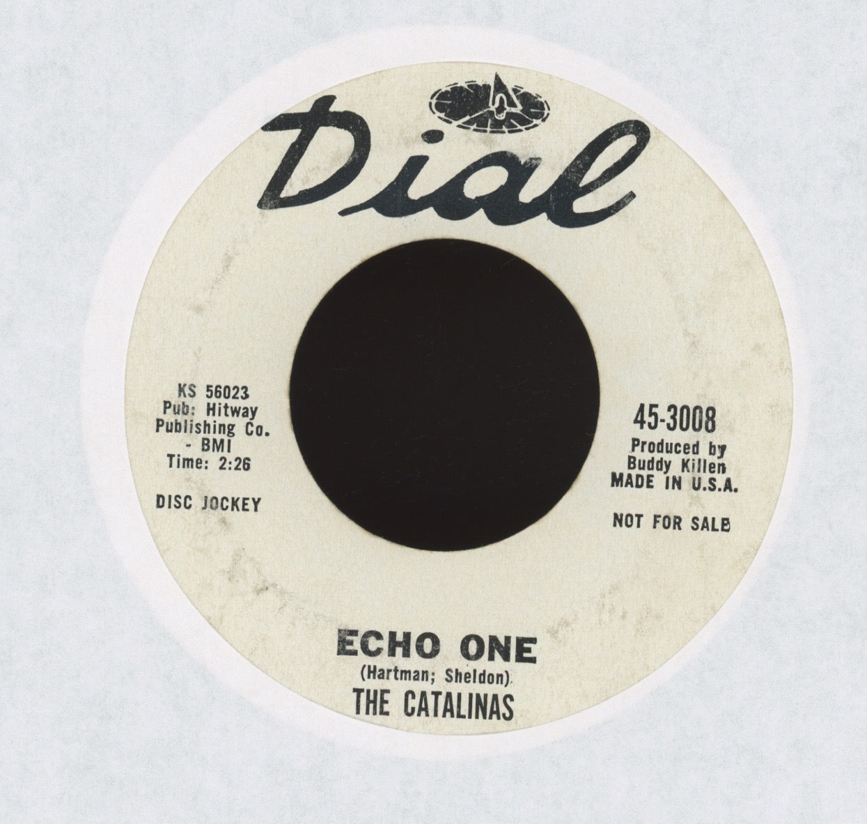 The Catalinas - Cha Cha Joe on Dial Promo Rockabilly 45