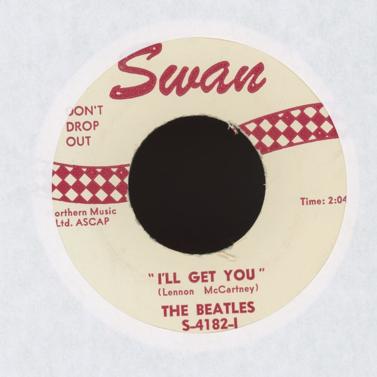The Beatles - Sie Liebt Dich = She Loves You / I'll Get You on Swan Rock 45