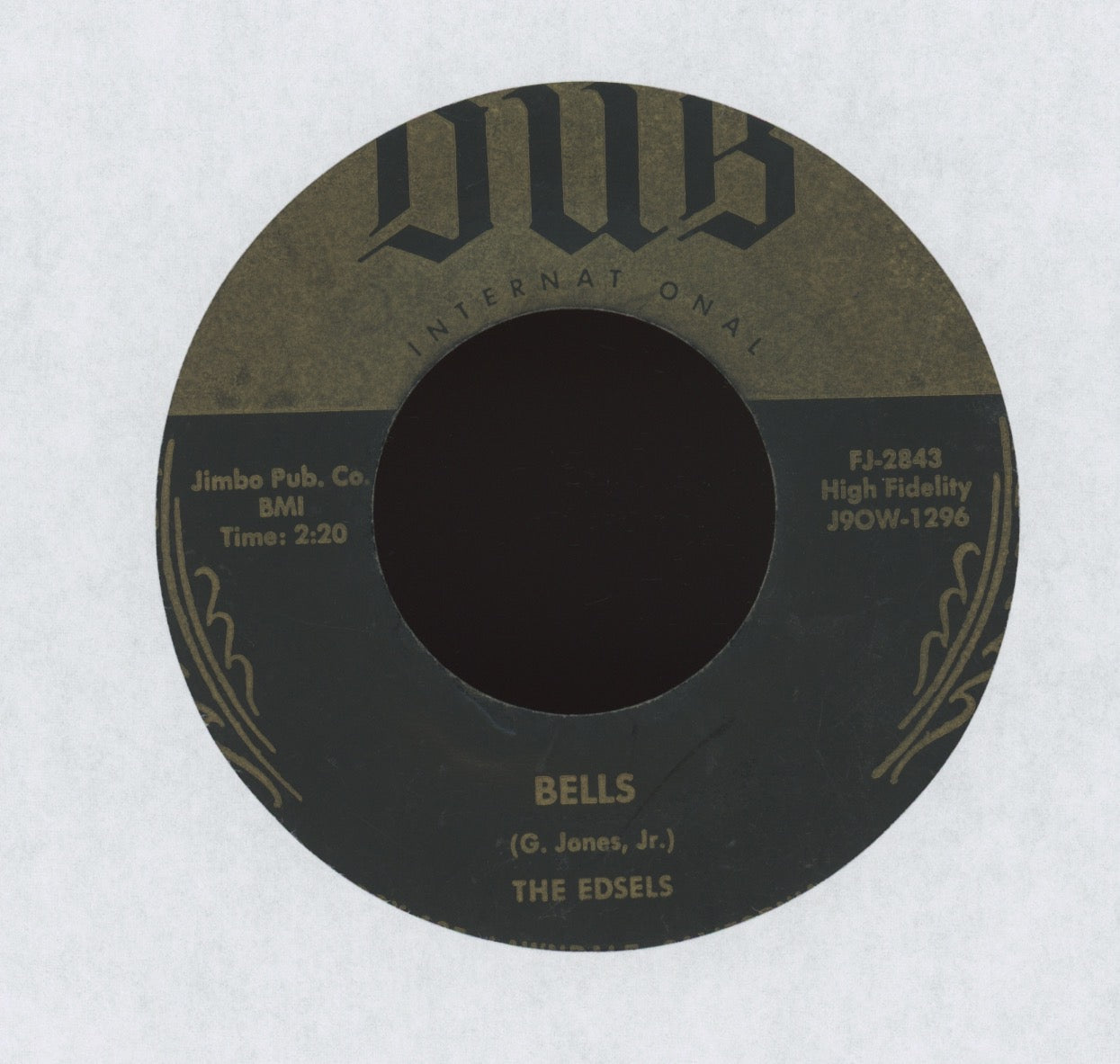 The Edsels - Rama Lama Ding Dong on Dub 2nd Pressing R&B Doo Wop 45