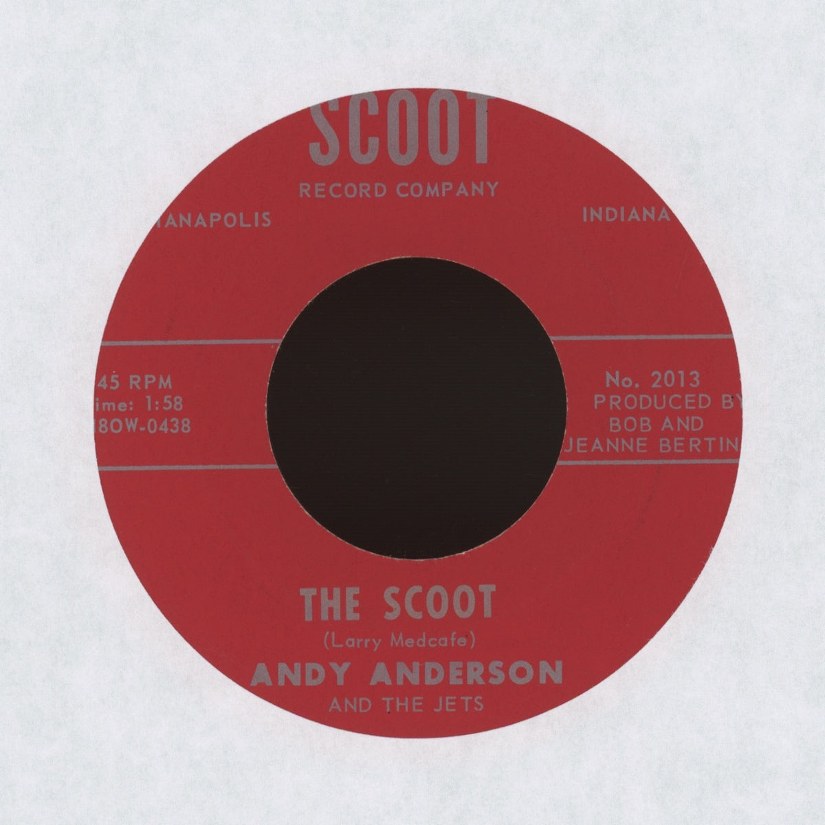 Andy Anderson & The Jets - The Scoot on Scoot Instro Rocker 45