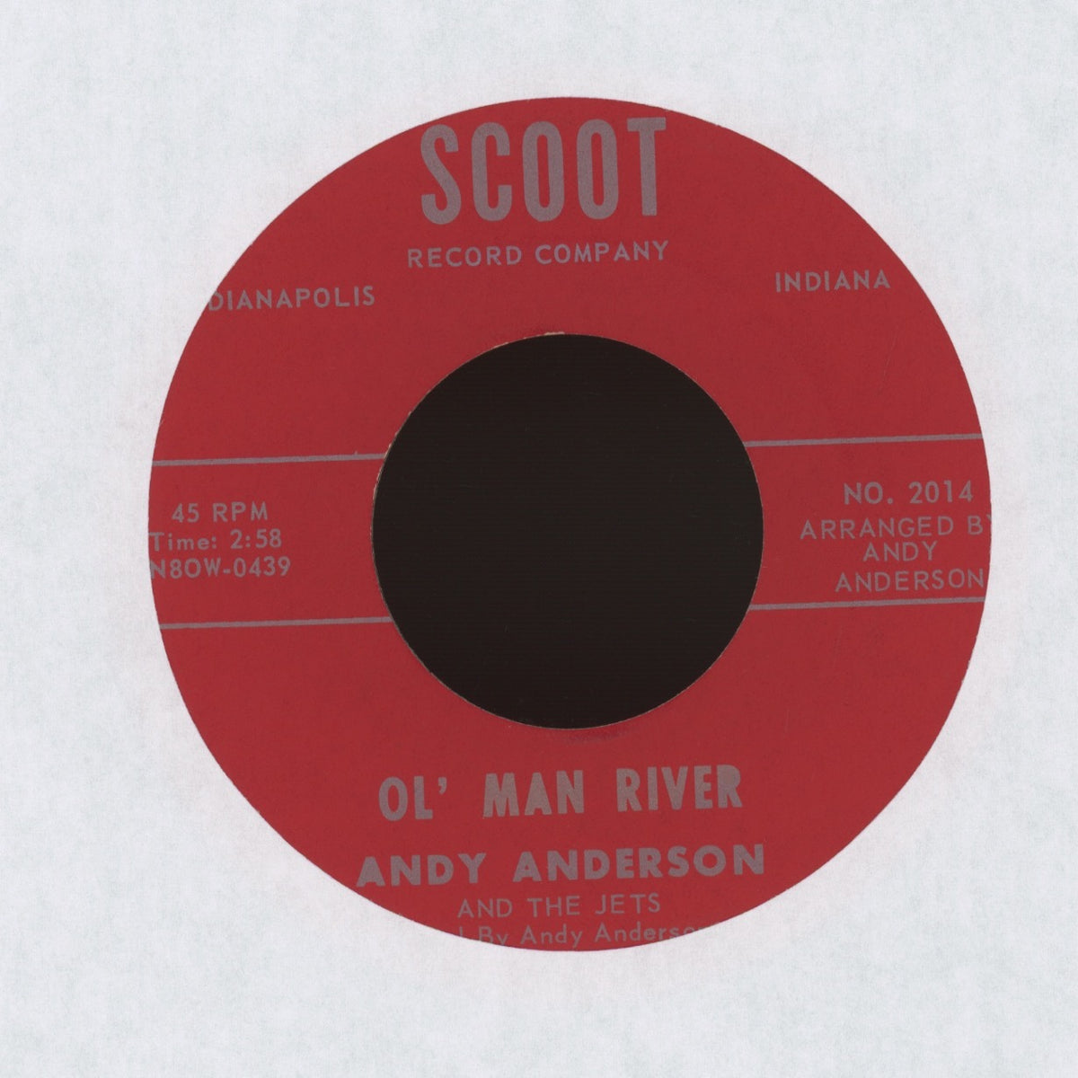 Andy Anderson & The Jets - The Scoot on Scoot Instro Rocker 45