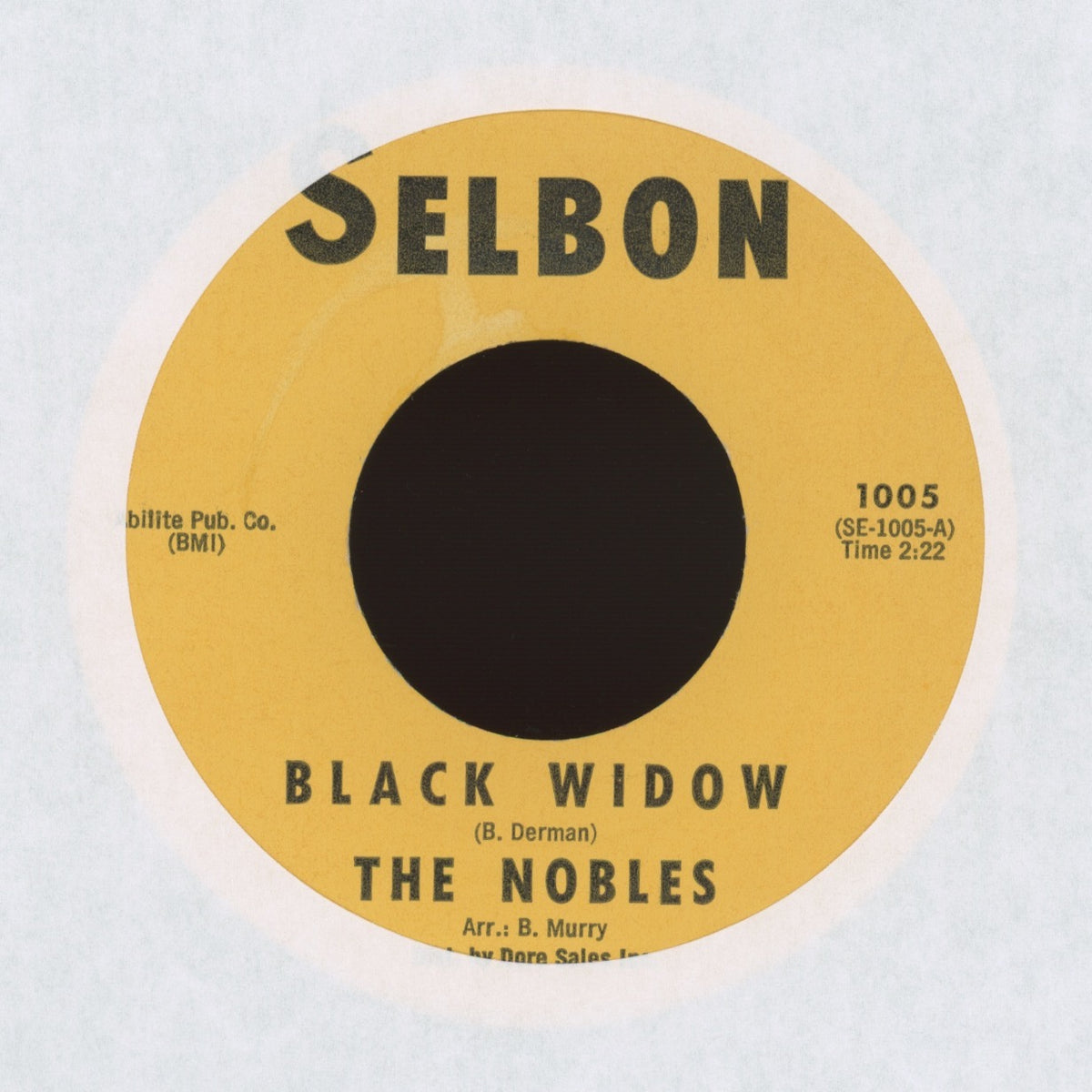 The Nobles - Black Widow on Selbon Surf 45