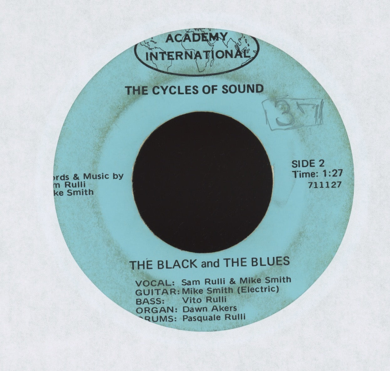 The Cycles Of Sound - Questions (On My Mind) on Academy International Garage Psych 45