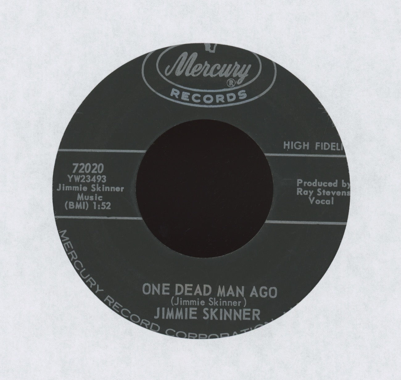 Jimmie Skinner - One Dead Man Ago on Mercury Rockabilly Bop 45