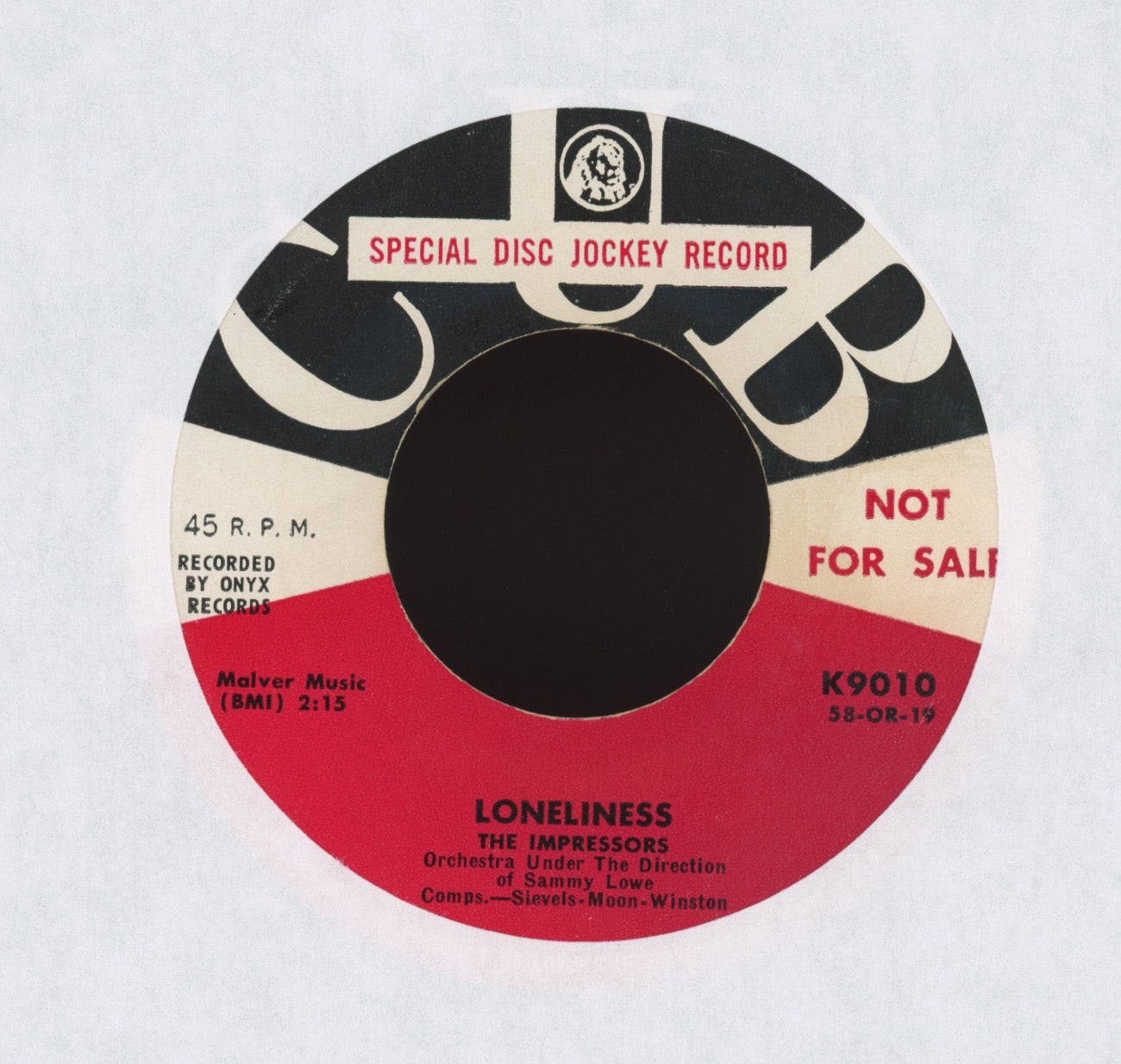 The Impressors - Loneliness / Do You Love Her on Cub Promo R&B Doo Wop 45