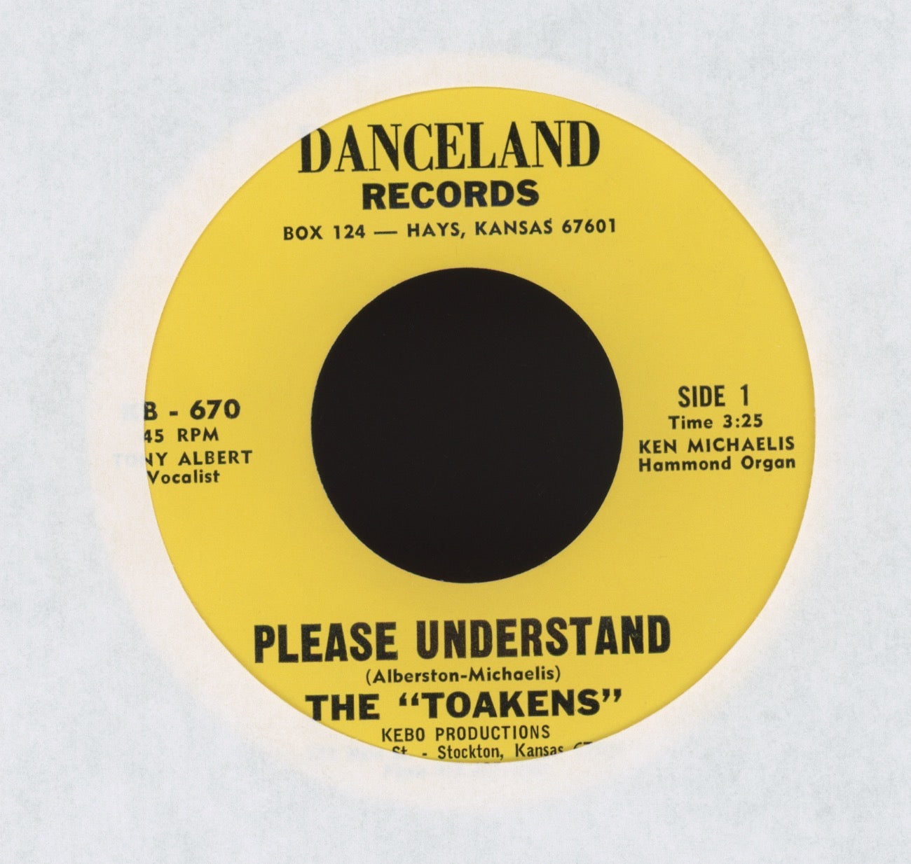 The Toakens - I Found You on Danceland Hard Rock Prog 45