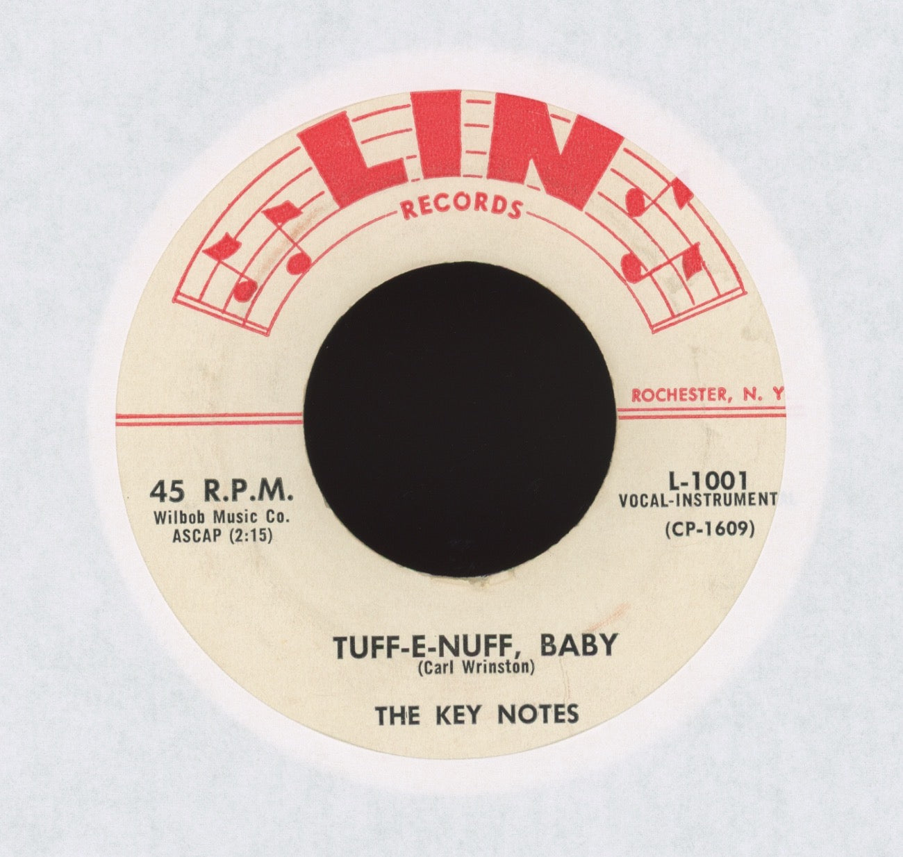 The Key Notes - Tuff-E-Nuff Baby on Lin Rockabilly 45