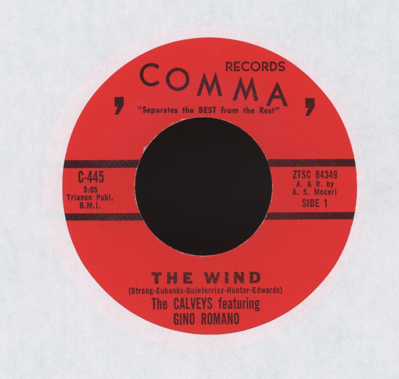 The Calveys - I Need Love on Comma Northern Soul Doo Wop 45