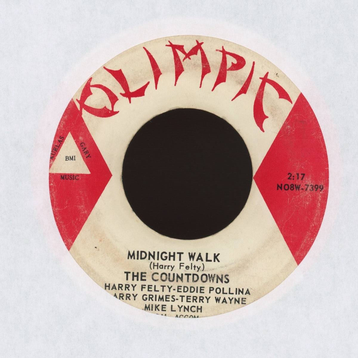 The Countdowns - Find My Love / Midnight Walk on Olimpic R&B Doo Wop 45