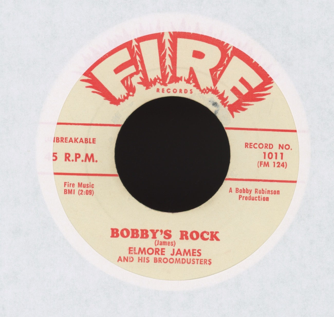 Elmore James & His Broomdusters - Make My Dreams Come True on Fire Promo R&B Blues 45