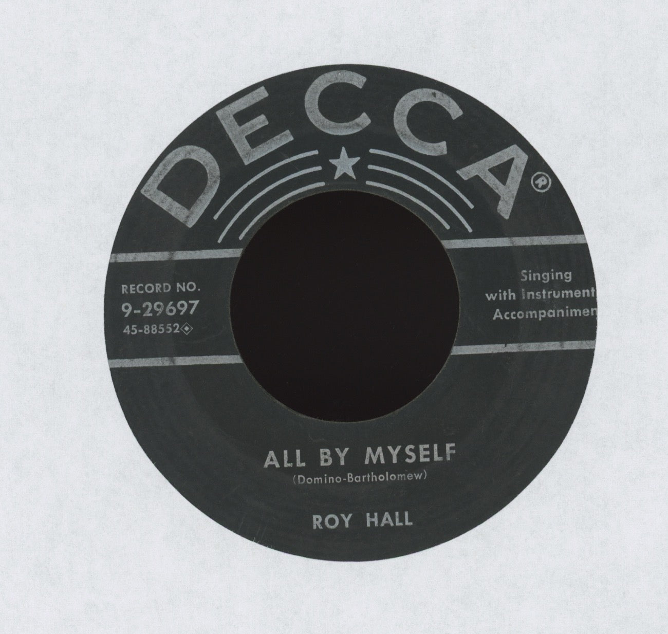 Roy Hall - Whole Lotta Shakin' Goin' On on Decca Rockabilly 45