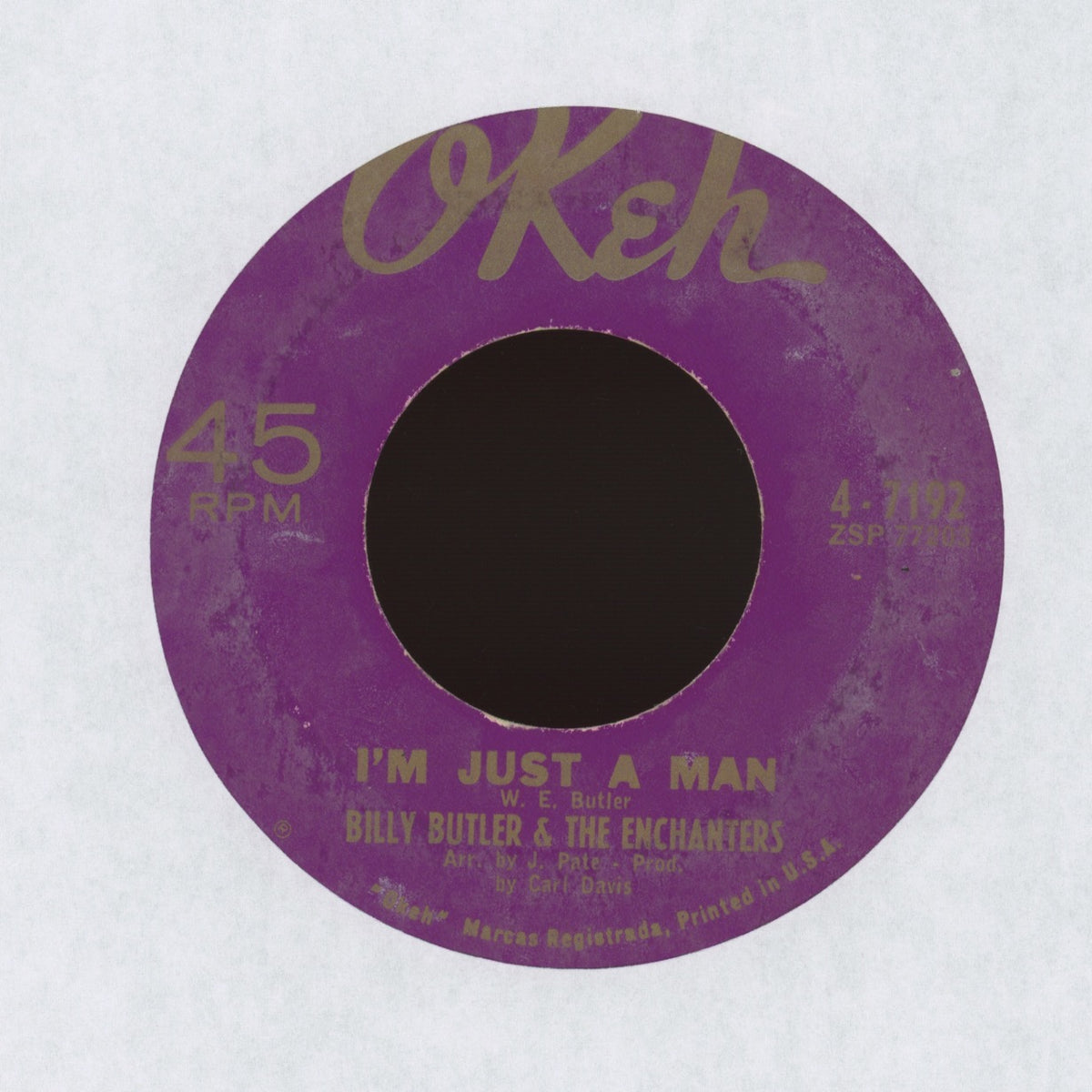 Billy Butler & The Chanters - Gotta Get Away on Okeh Northern Soul 45