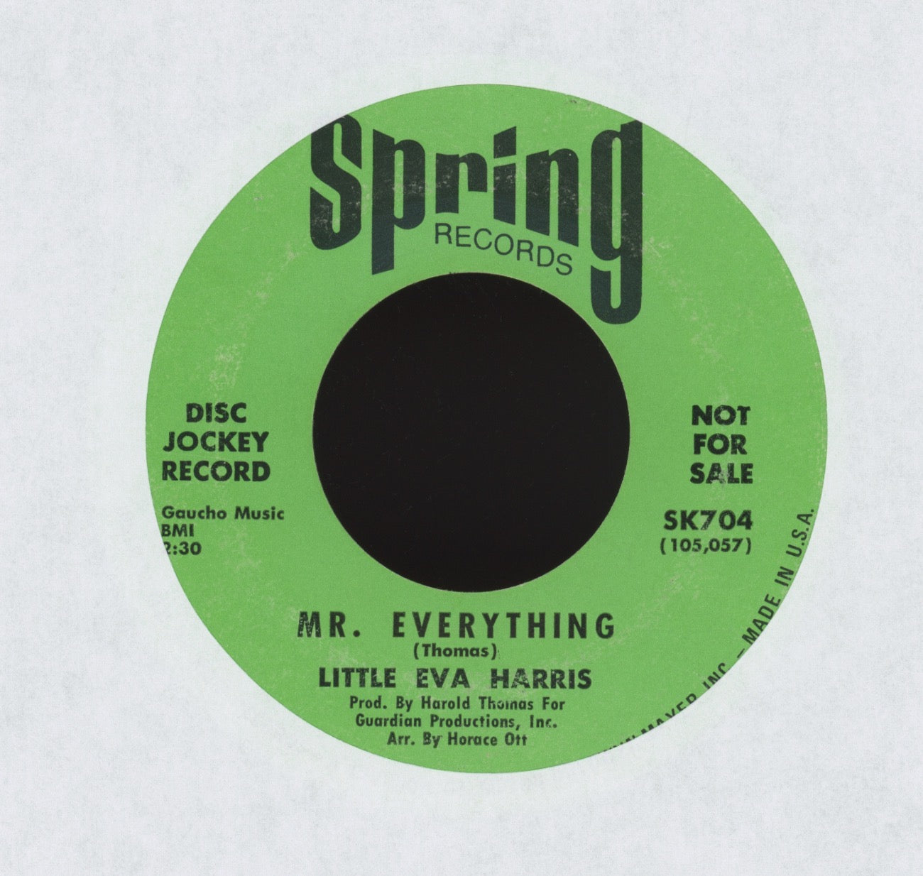 Little Eva - Get Ready - Uptight on Spring Promo Northern Soul Funk 45