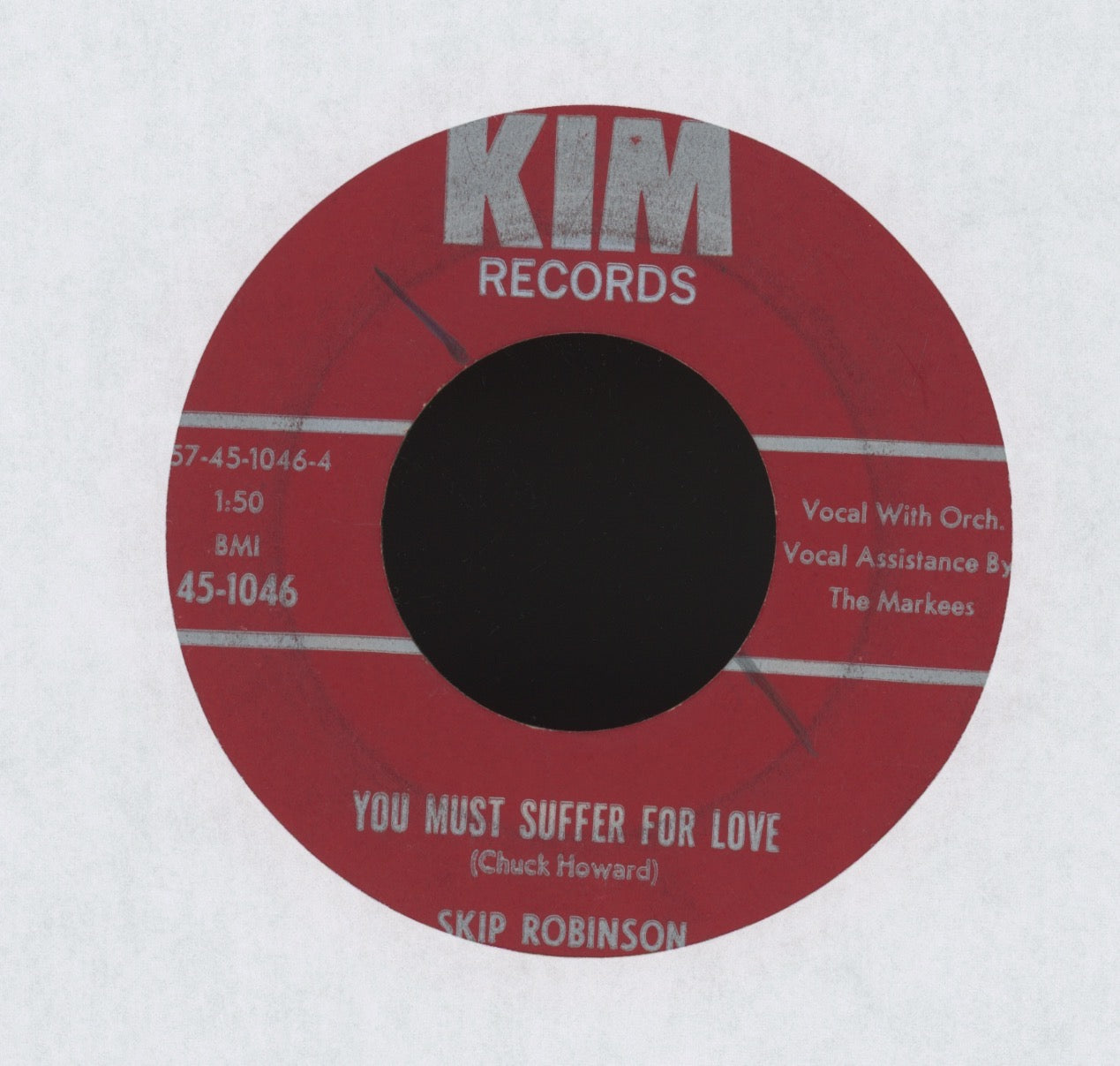 Skip Robinson - This Little Boy Gone Lookin' on Kim Teen Rocker 45