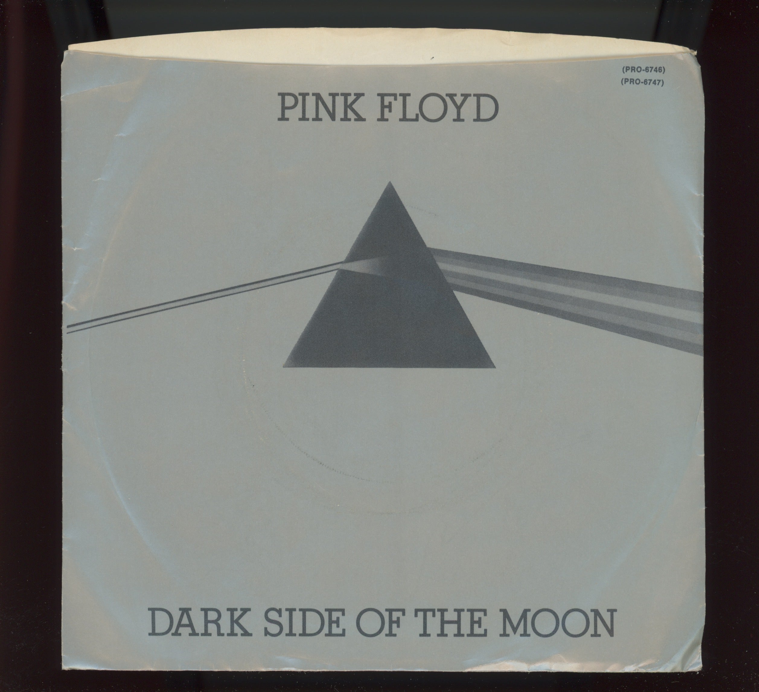 Pink Floyd - Dark Side Of The Moon on Harvest Rare Mono Promo EP 45 With Picture Sleeve