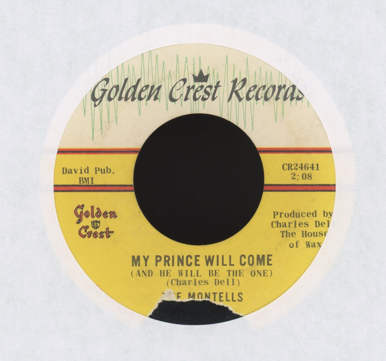 The Montells - My Prince Will Come on Golden Crest R&B Girl Group 45