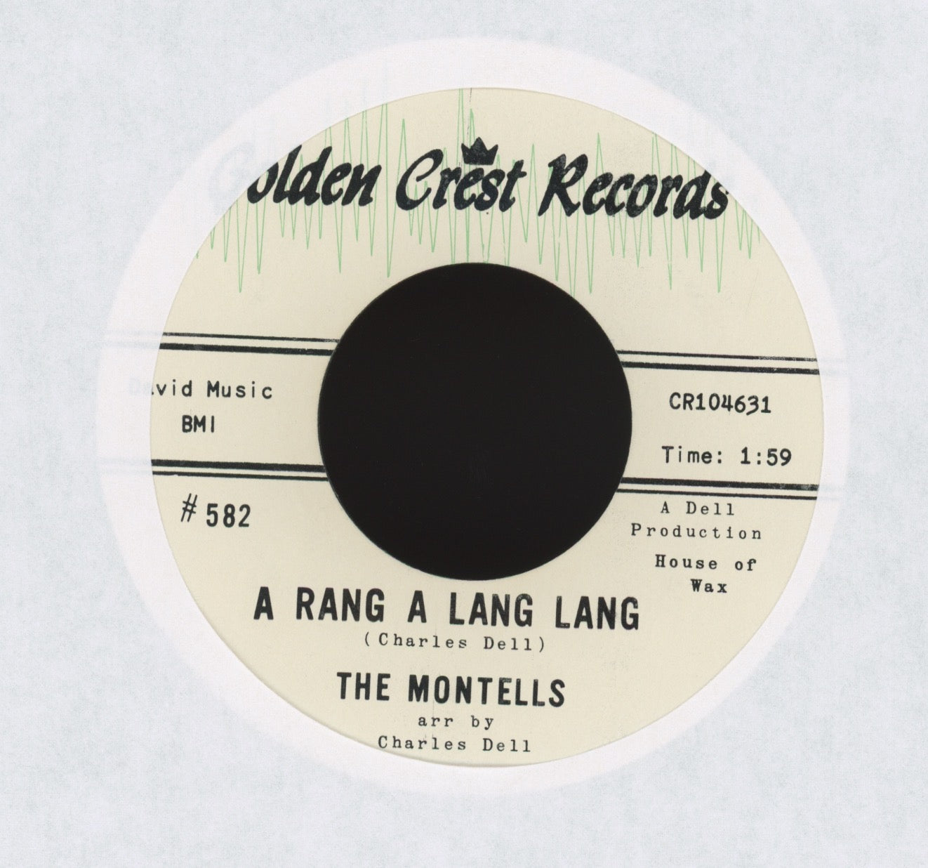 The Montells - Soldier Boy, I'm Sorry on Golden Crest Promo R&B Girl Group 45