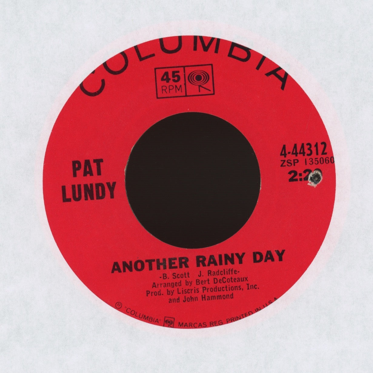 Pat Lundy - Soul Ain't Nothin' But The Blues on Columbia Northern Soul 45