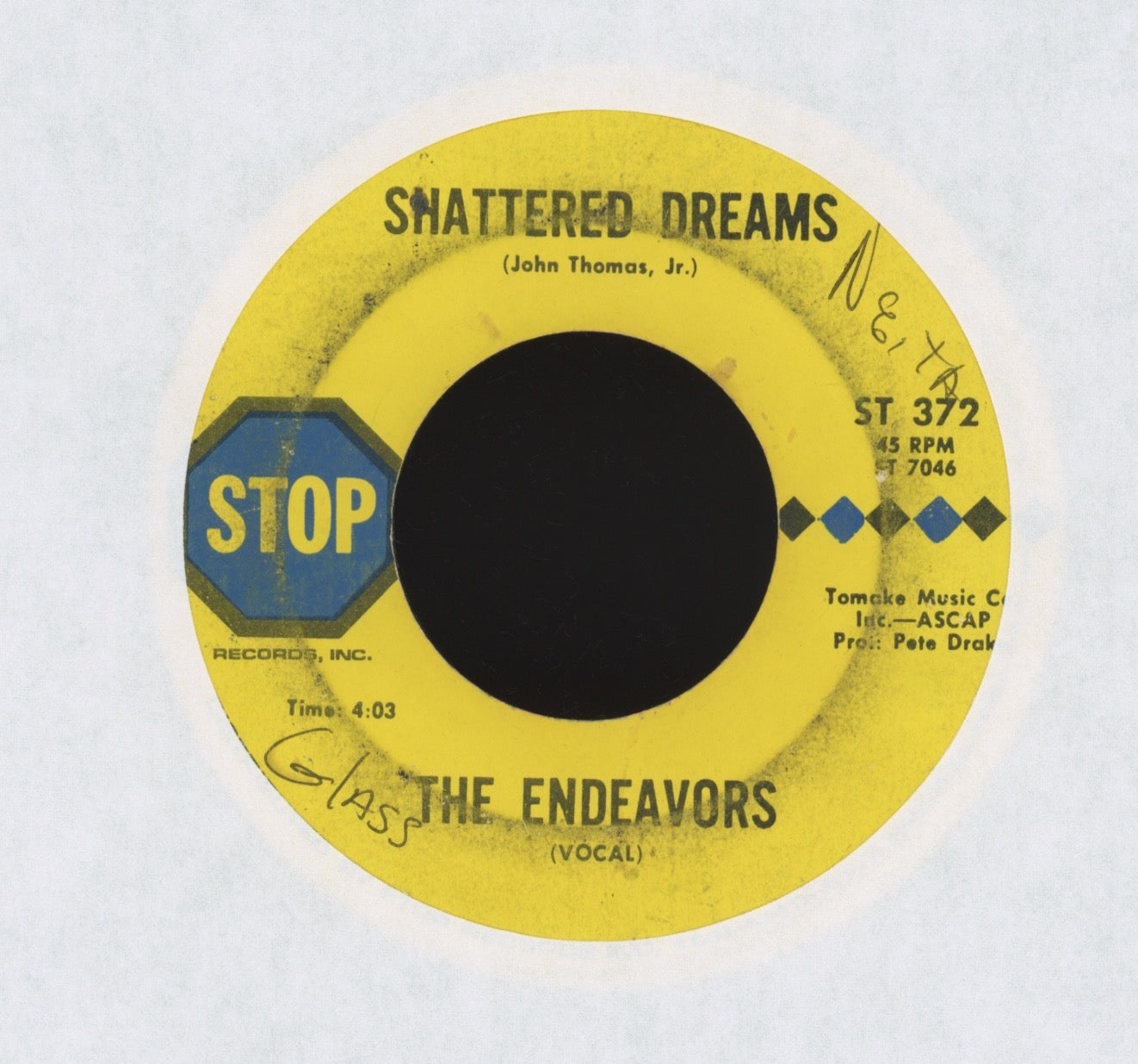 The Endeavors - Shattered Dreams / I Know You Don't Want Me on Stop Sweet Soul Funk 45
