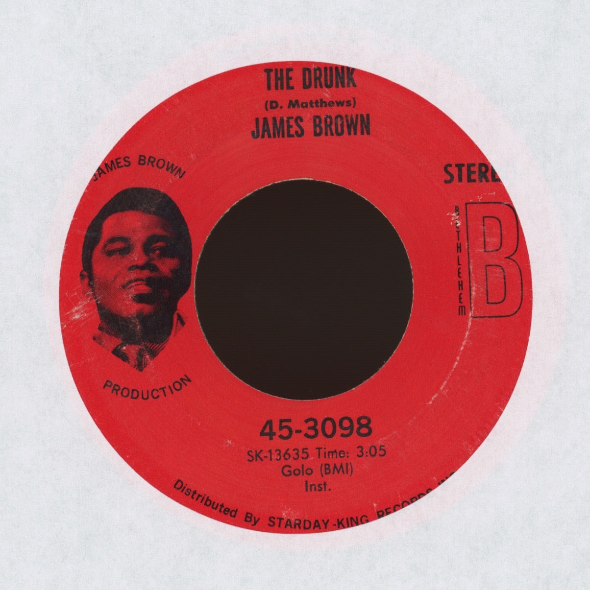 James Brown - The Drunk on Bethlehem Funk 45