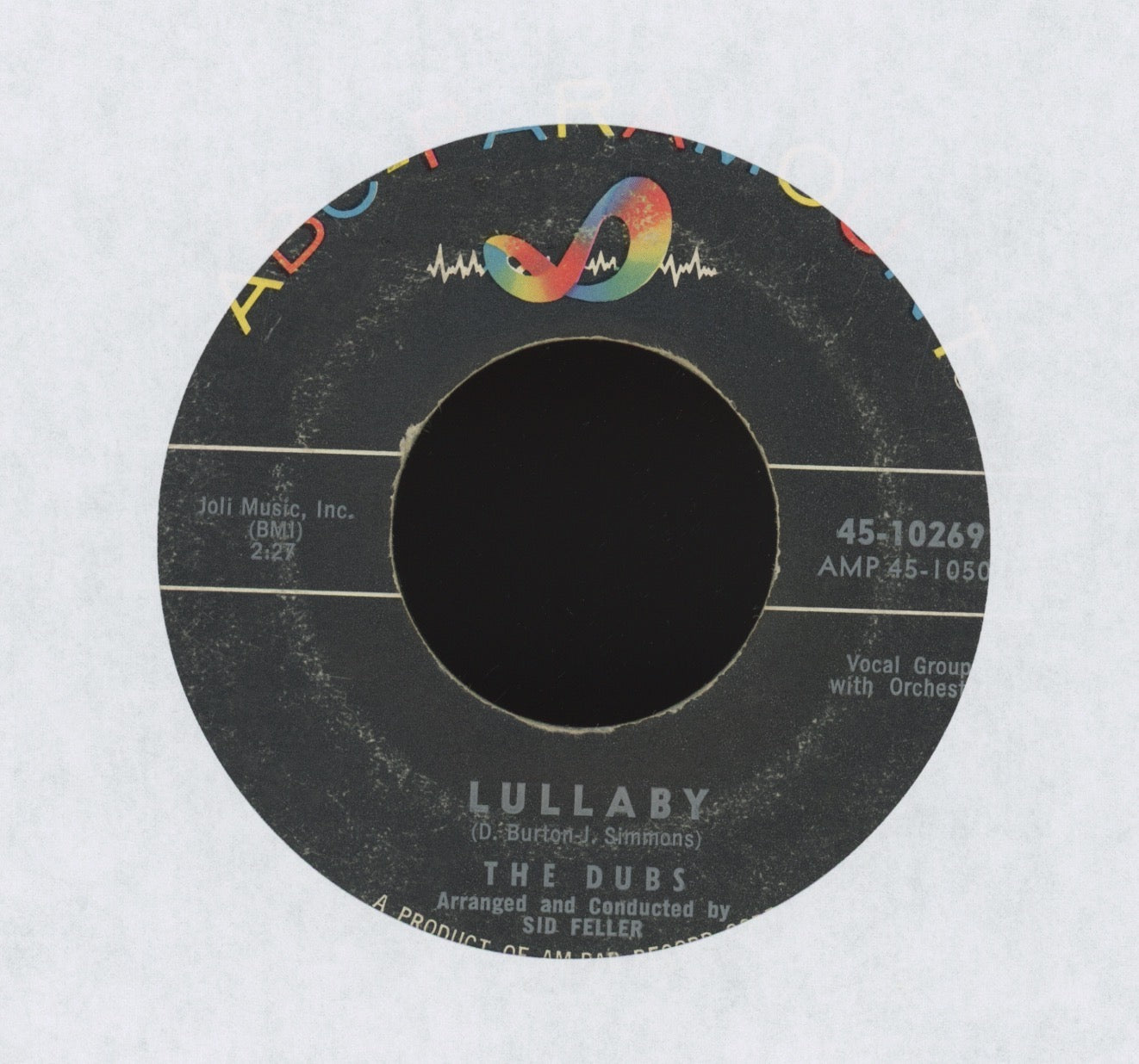 The Dubs -  Lullaby on ABC Paramount R&B Doo Wop 45