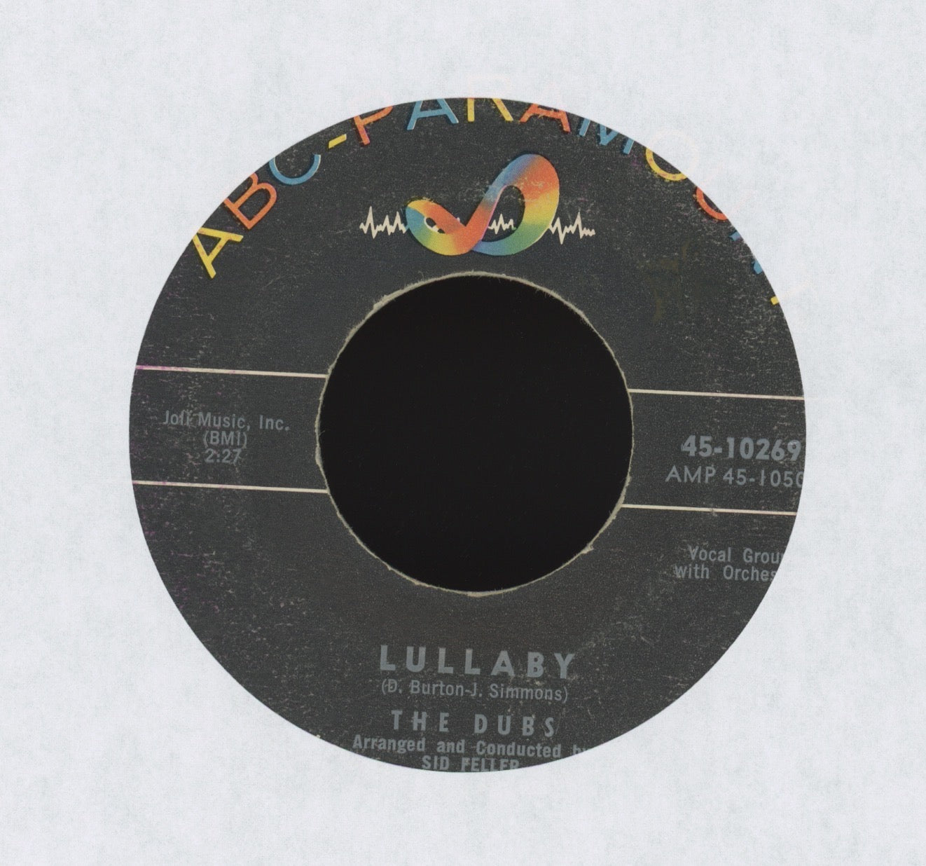 The Dubs - Lullaby on ABC Paramount R&B Doo Wop 45