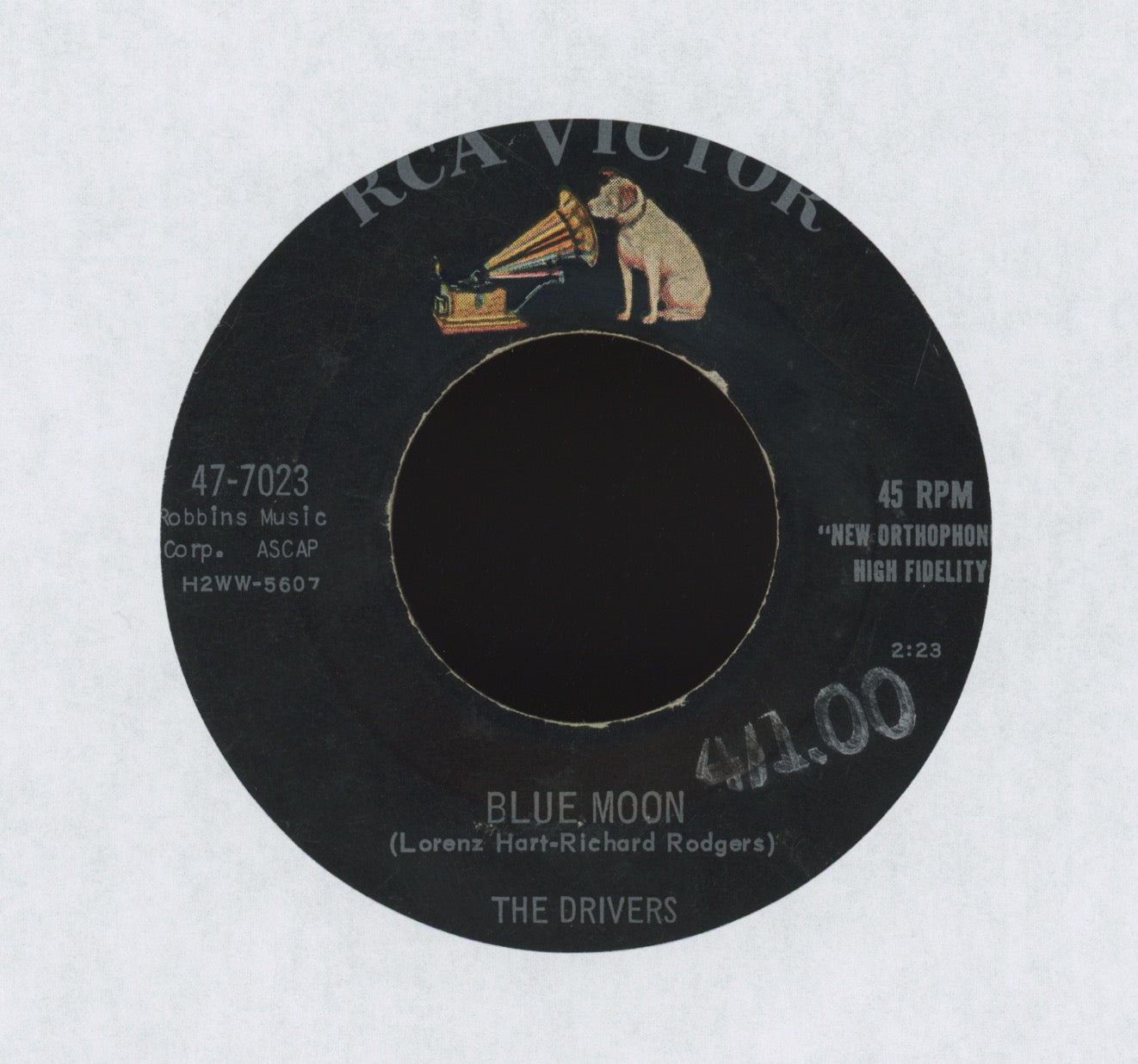 The Drivers - Blue Moon on RCA R&B Doo Wop 45
