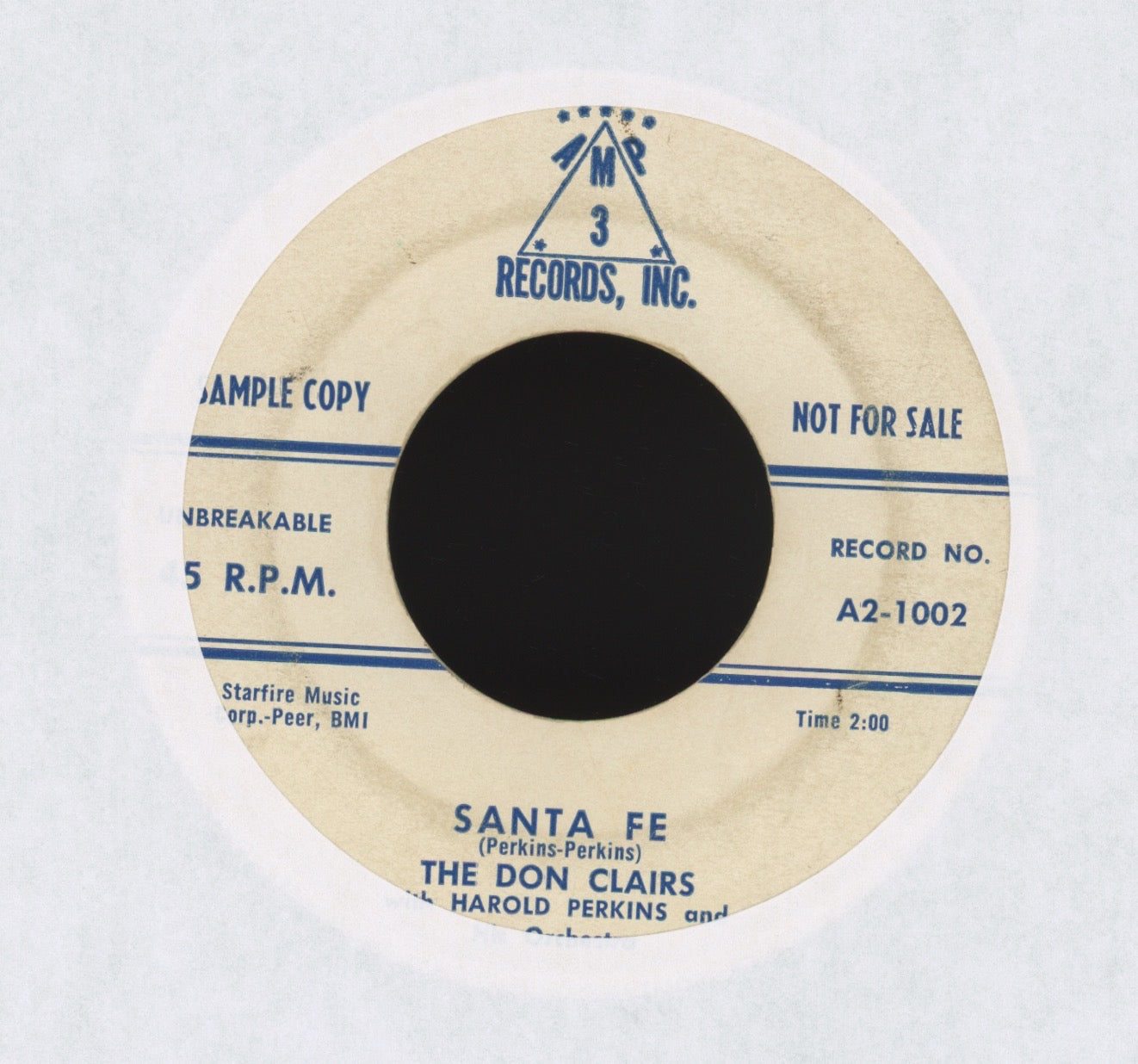 The Don Clairs - I Lost My Job on AMP 3 Promo R&B Doo Wop 45