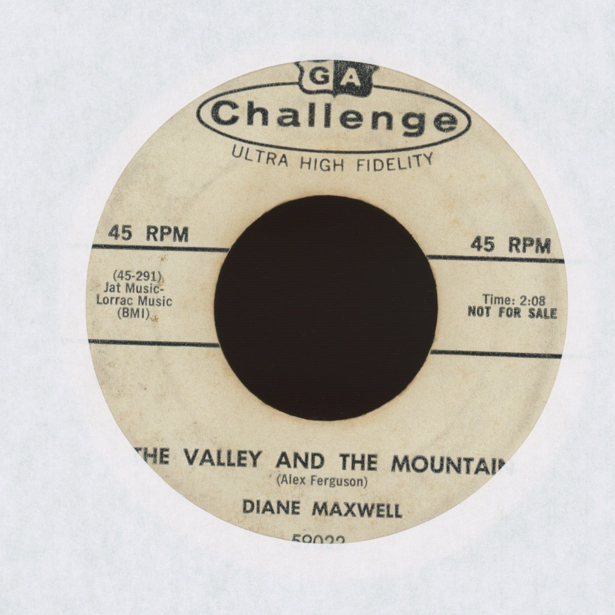 Diane Maxwell - Love Charms on Challenge - Promo R&B Popcorn 45