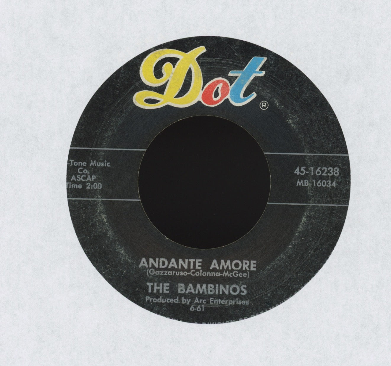 The Bambinos - Algiers on Dot R&B Exotica 45