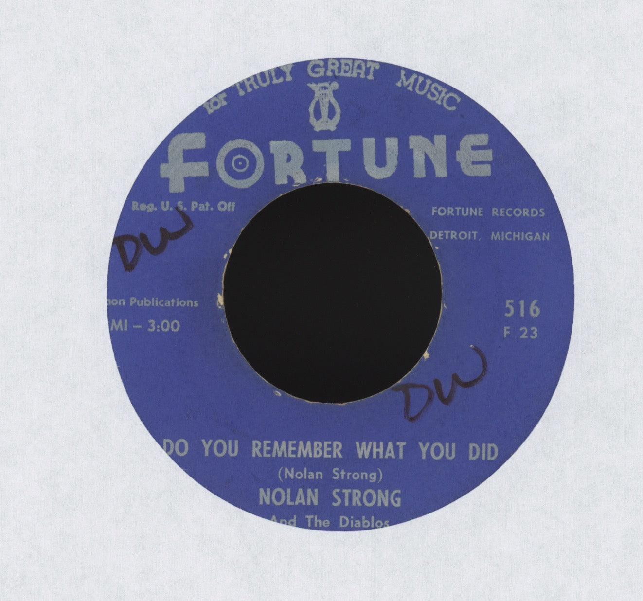 Nolan Strong, The Diablos - Daddy Rockin' Strong on Fortune Reissue