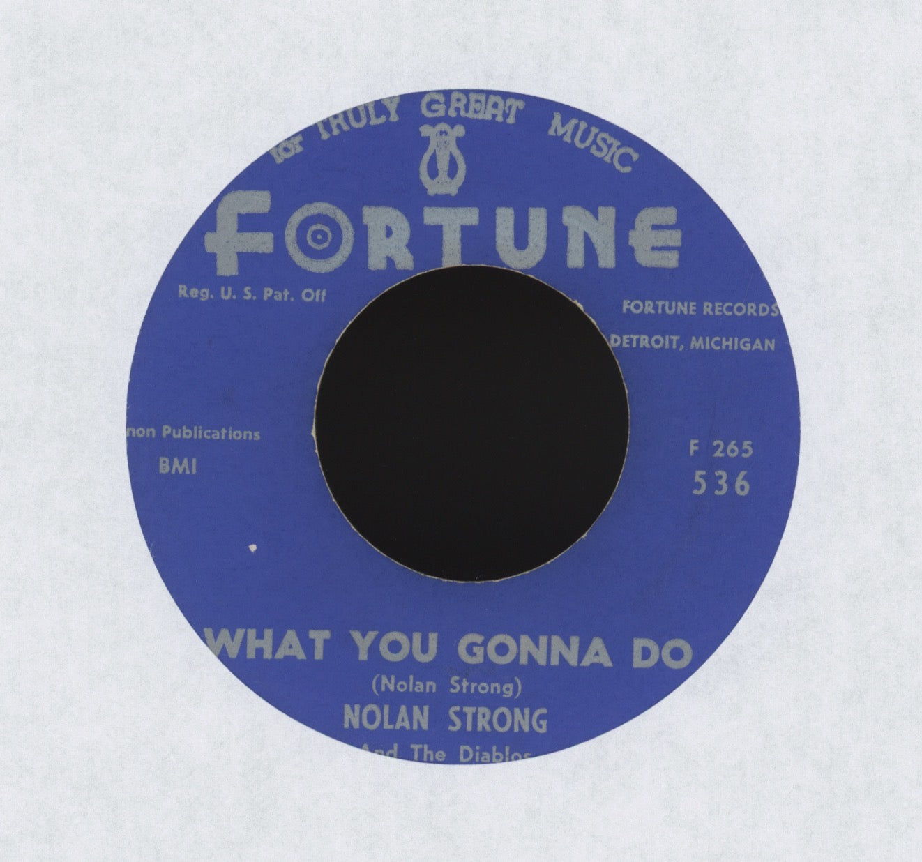 Nolan Strong & The Diablos - What You Gonna Do on Fortune R&B Doo Wop 45