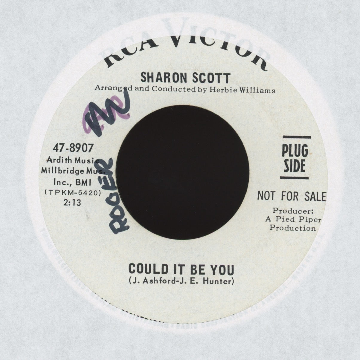 Sharon Scott - Could It Be You on RCA Promo Northern Soul 45