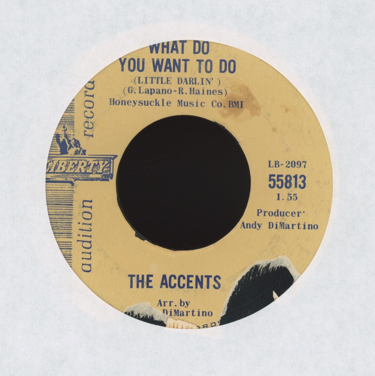 The Accents - I Really Love You on Liberty Promo Northern Soul 45
