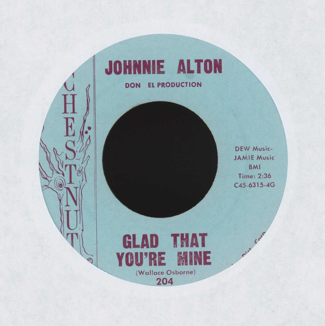Johnnie Alton - Please Love Me on Chestnut Teen R&B Doo Wop 45