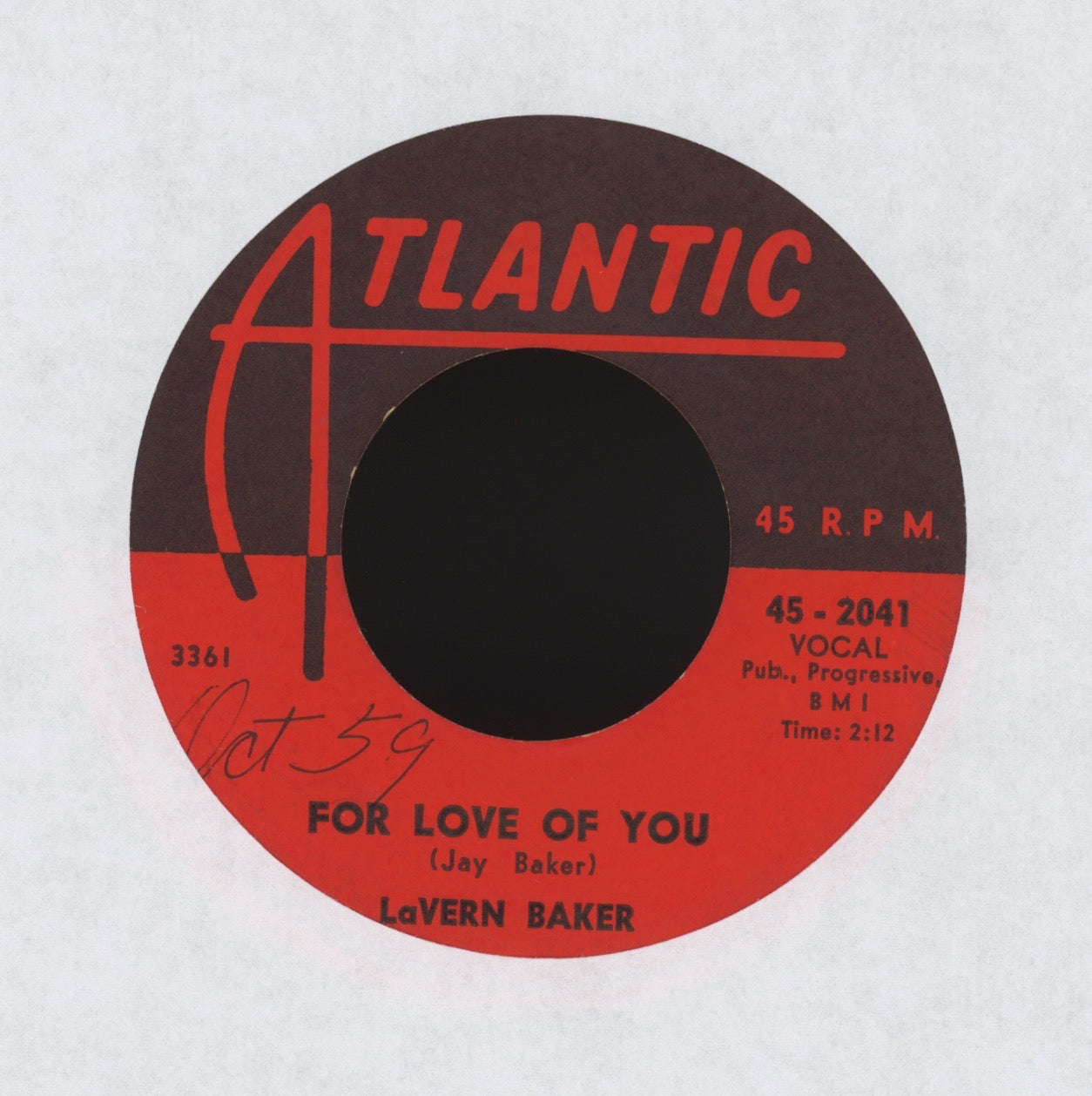 LaVern Baker - Tiny Tim on Atlantic R&B Popcorn 45