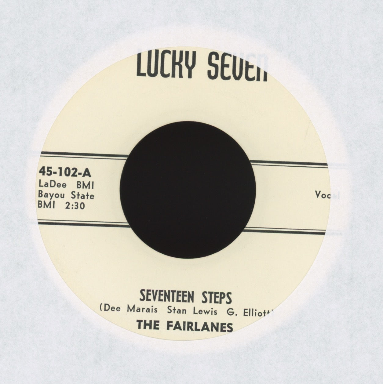 The Fairlanes - Seventeen Steps on Lucky Seven R&B Doo Wop 45