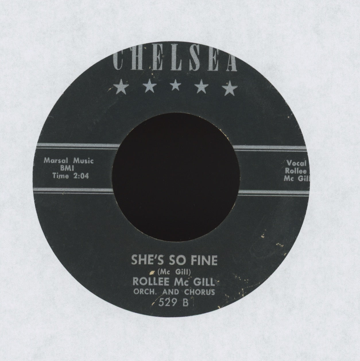 Rollee McGill - She's So Fine on Chelsea R&B Rocker 45