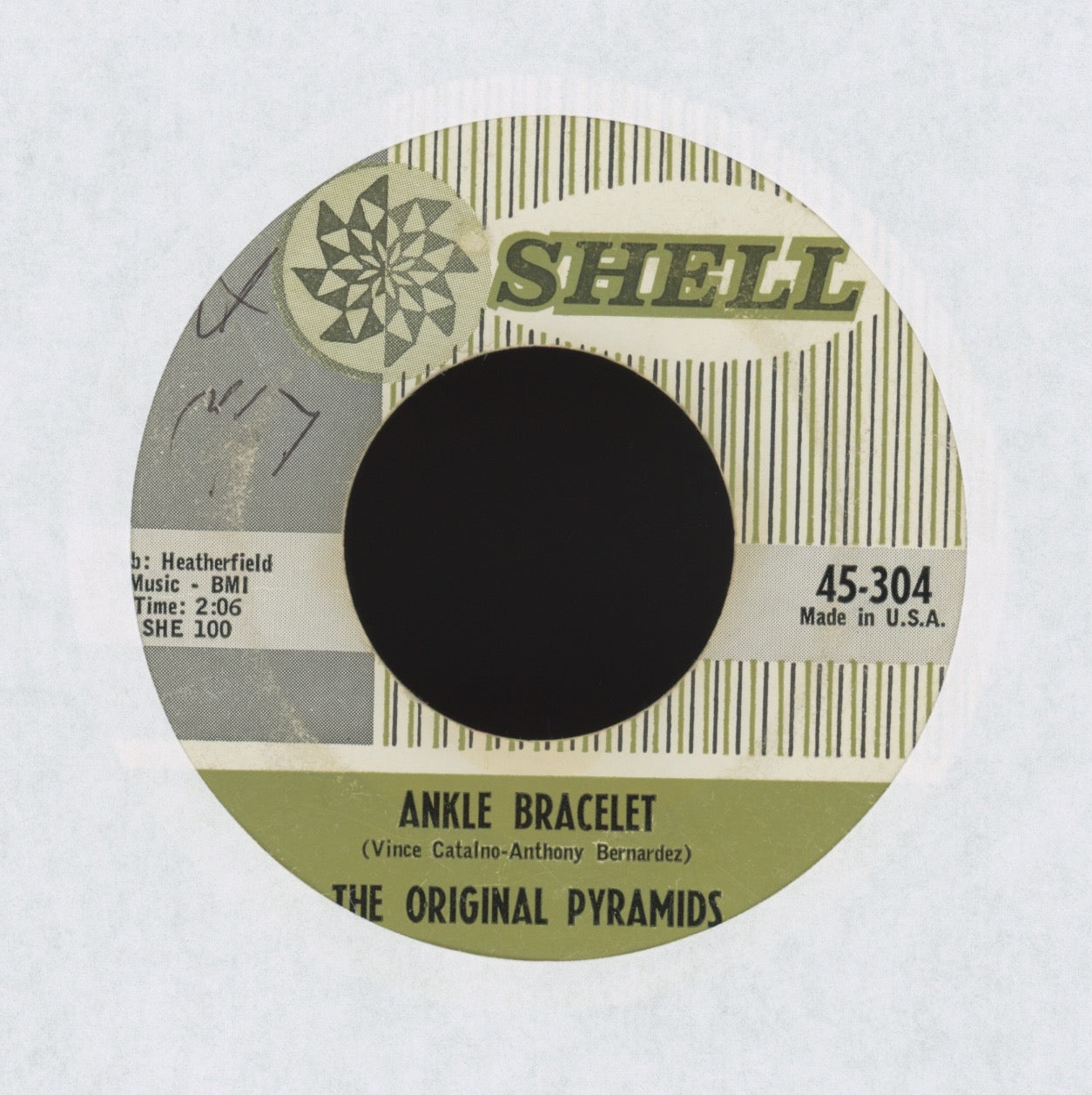 The Pyramids - Hot Dog Dooly Wah on Shell R&B Doo Wop 45