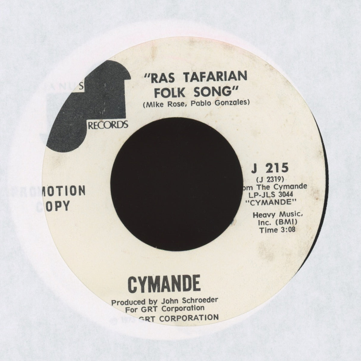 Cymande - Bra on Janus Promo Funk 45