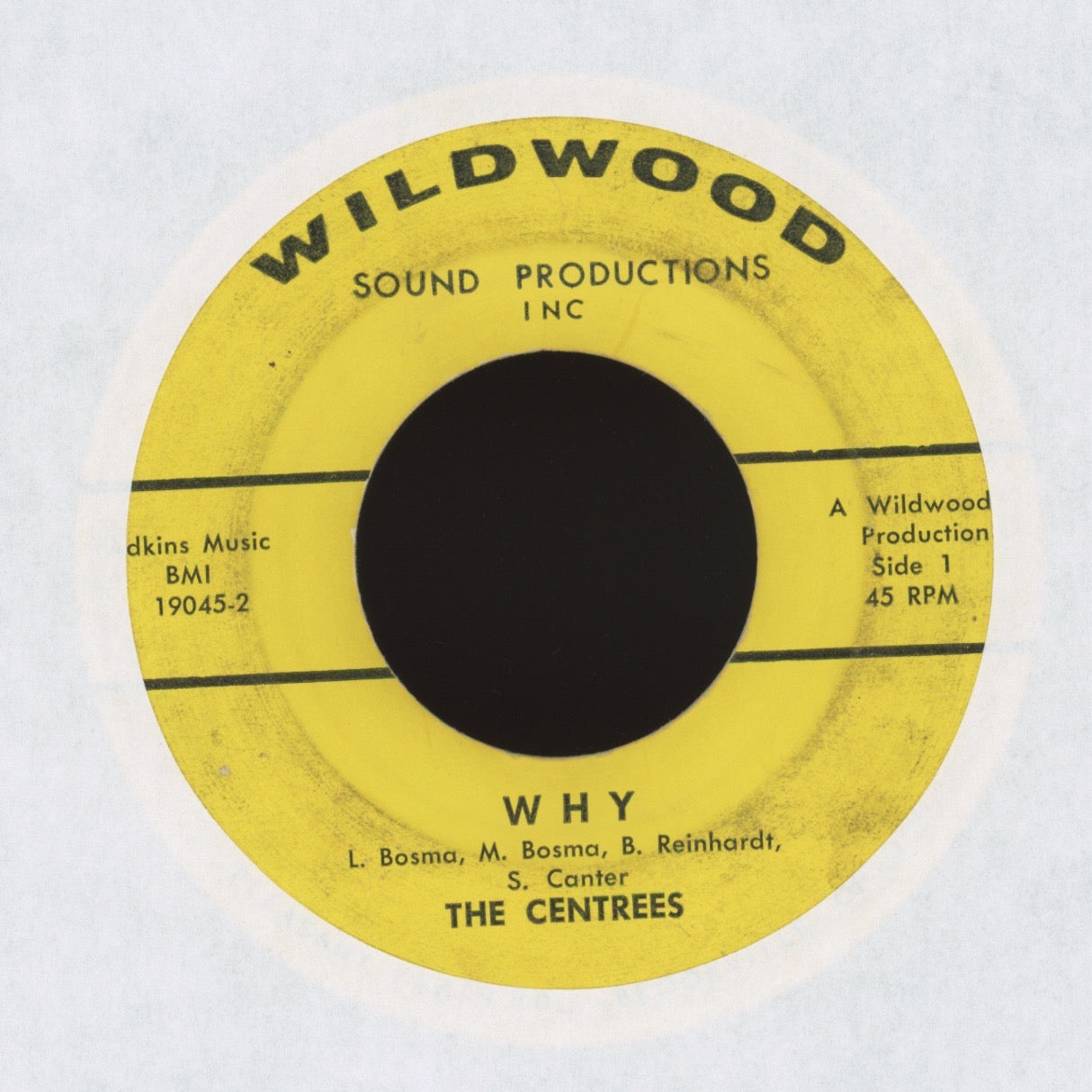 Centrees - She's Good For Me on Wildwood Sound Productions Inc. Garage